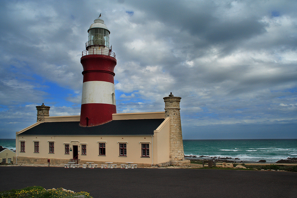 Der Leuchtturm von Cap Agulhas (Vorher)