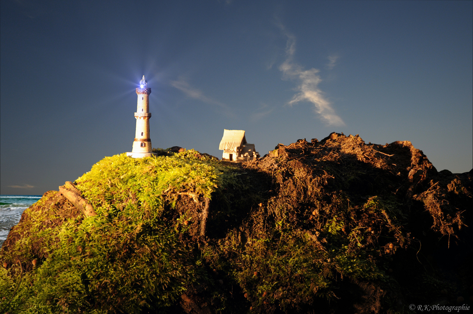 Der Leuchtturm von " Cape Root "