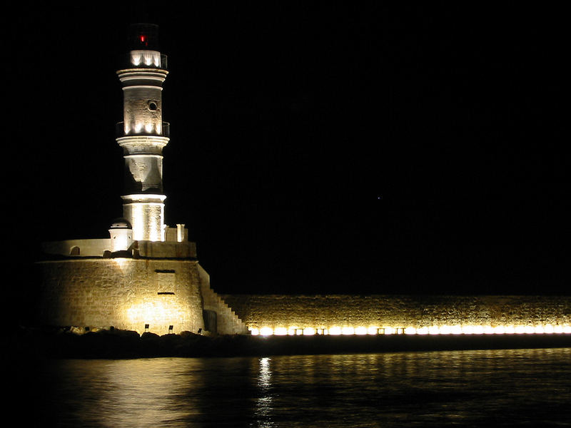 Der Leuchtturm von Chania