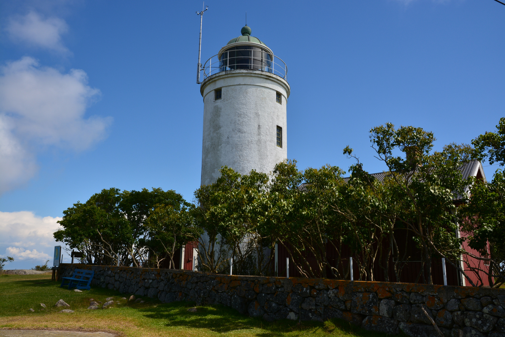 Der Leuchtturm von der Insel Hanö