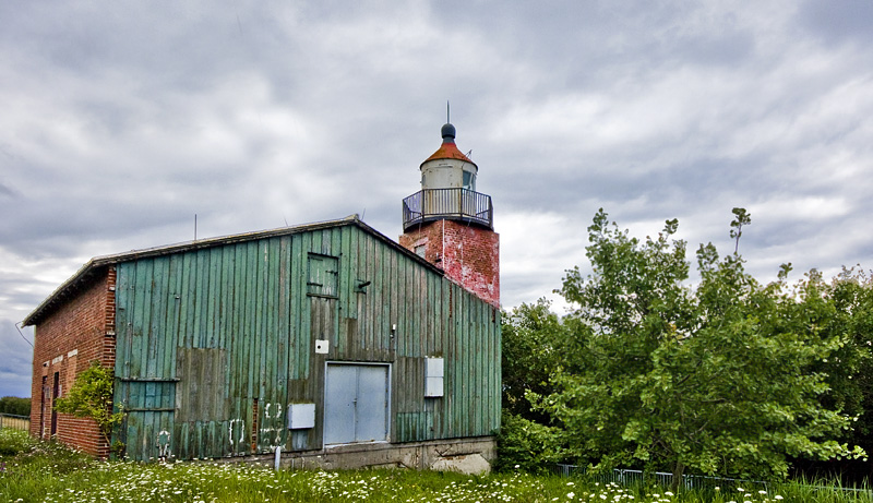 Der Leuchtturm von hinten