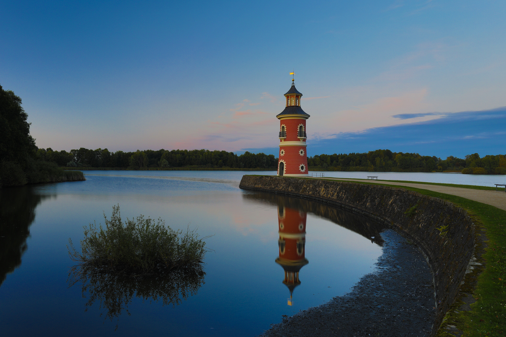 Der Leuchtturm von Moritzburg 