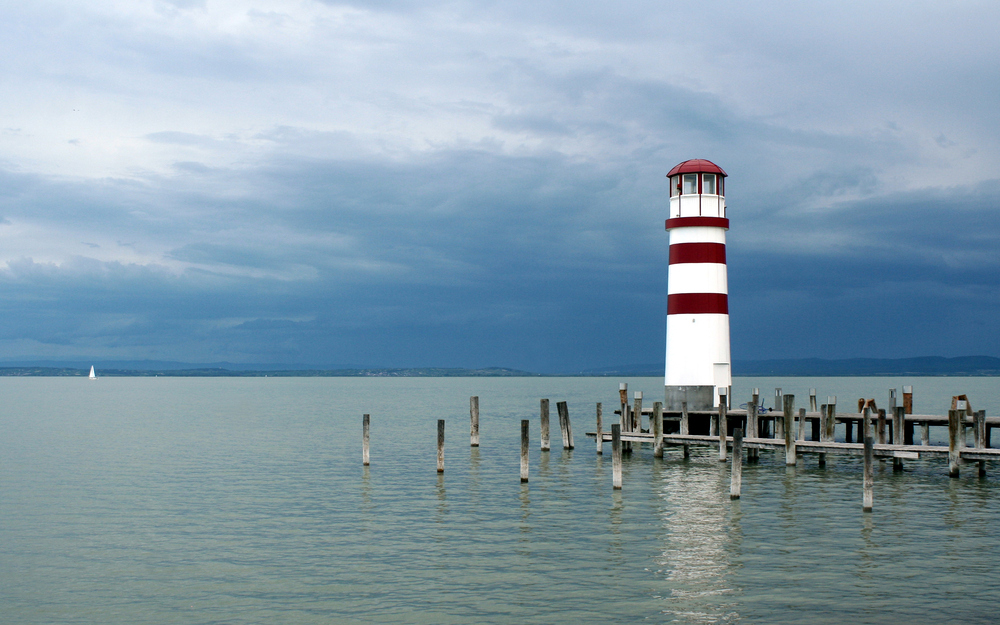 Der Leuchtturm von Podersdorf