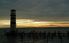 Der Leuchtturm von Podersdorf am Neusiedler See