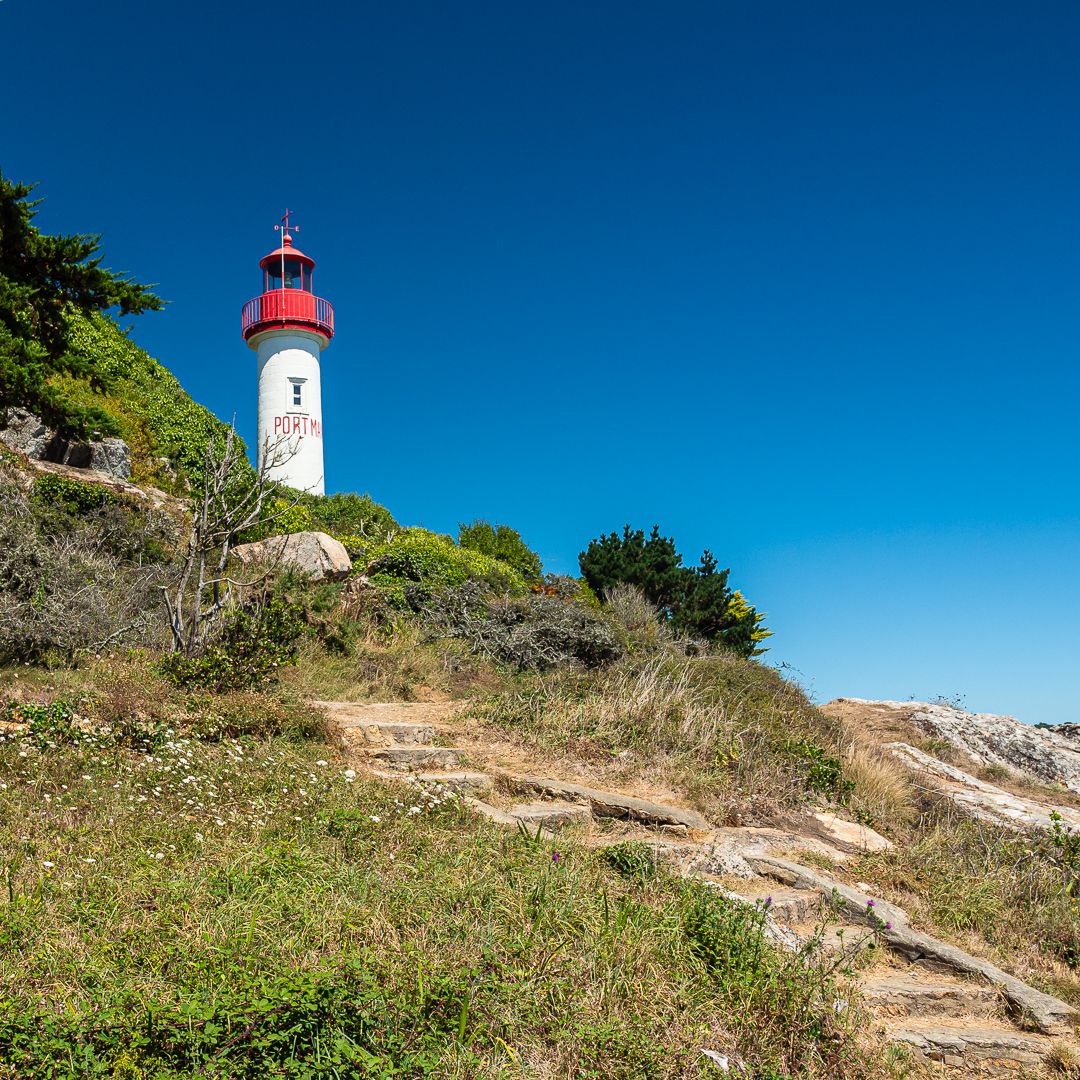 Der Leuchtturm von Port Manec 'h oder Leuchtturm von Beg ar Vechen 