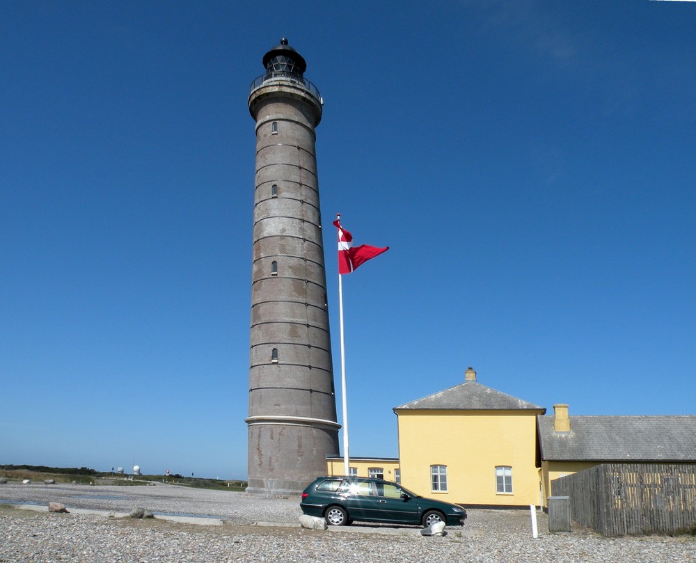 Der Leuchtturm von Skagen. "Der Graue Turm"