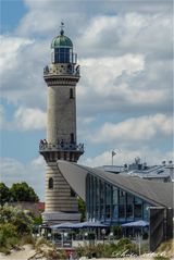 Der Leuchtturm von Warnemünde