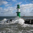 Der Leuchtturm von Warnemünde