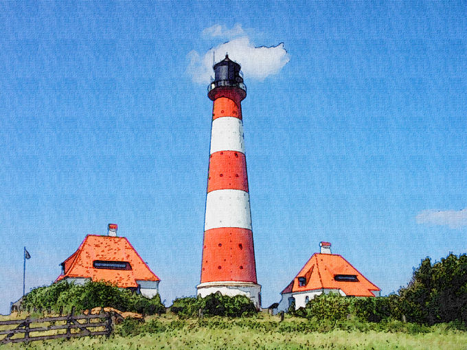 Der Leuchtturm von Westerhever