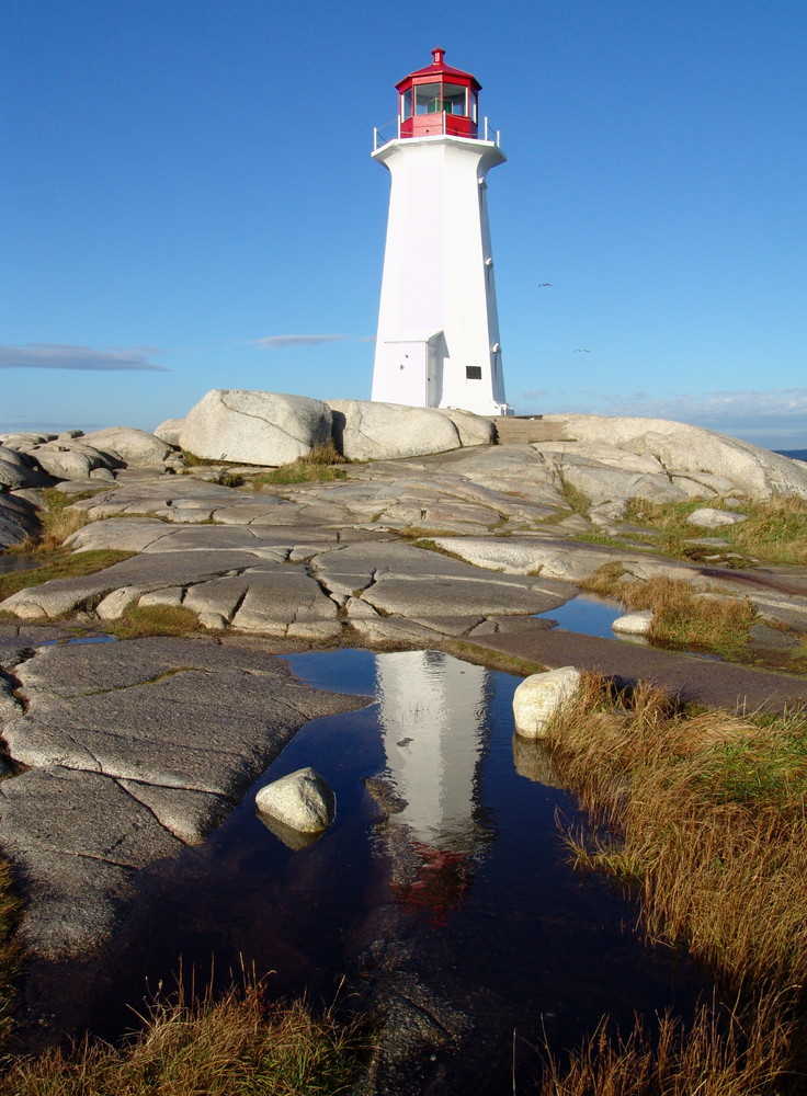 Der Leuchturm von Peggys Cove