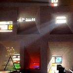 Der Lichteinfall in "Unser Liebe Frauen-Kirche von Ronchamps"