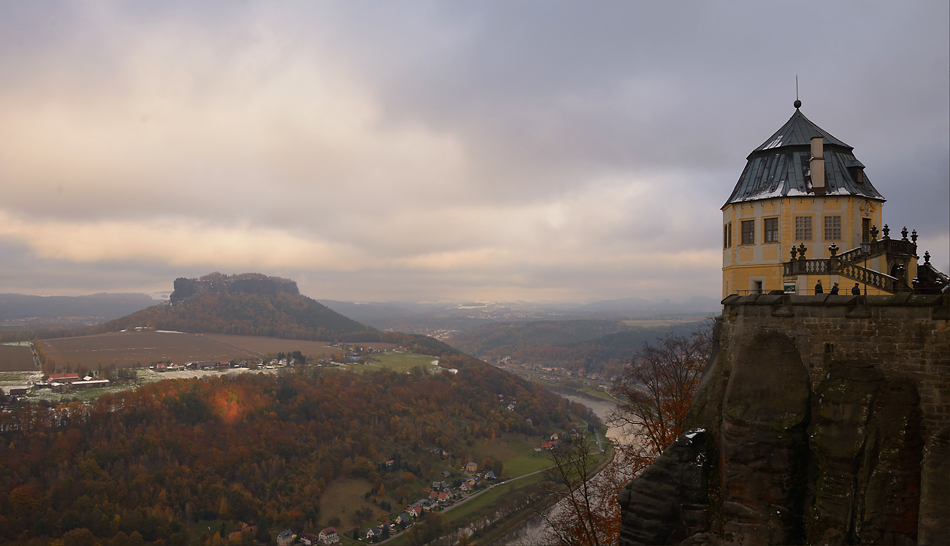 Der Lichtpunkt in der Landschaft...,