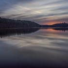 Der Liepnitzsee beim Sonnenuntergang