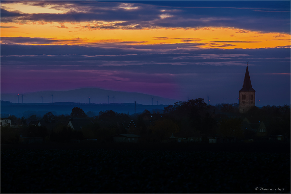 Der lilalaune Brockenblick...