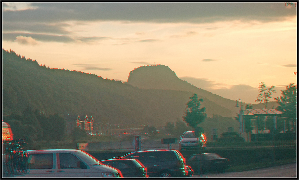 Der Lilienstein im Abendlicht