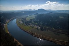 Der Lilienstein im Gegenlicht