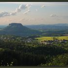 Der Lilienstein vom Papststein aus