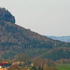 Der Lilienstein von Osten gezeigt...