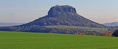 Der Lilienstein, Wahrzeichen der Sächsischen Schweiz mal ganz groß...