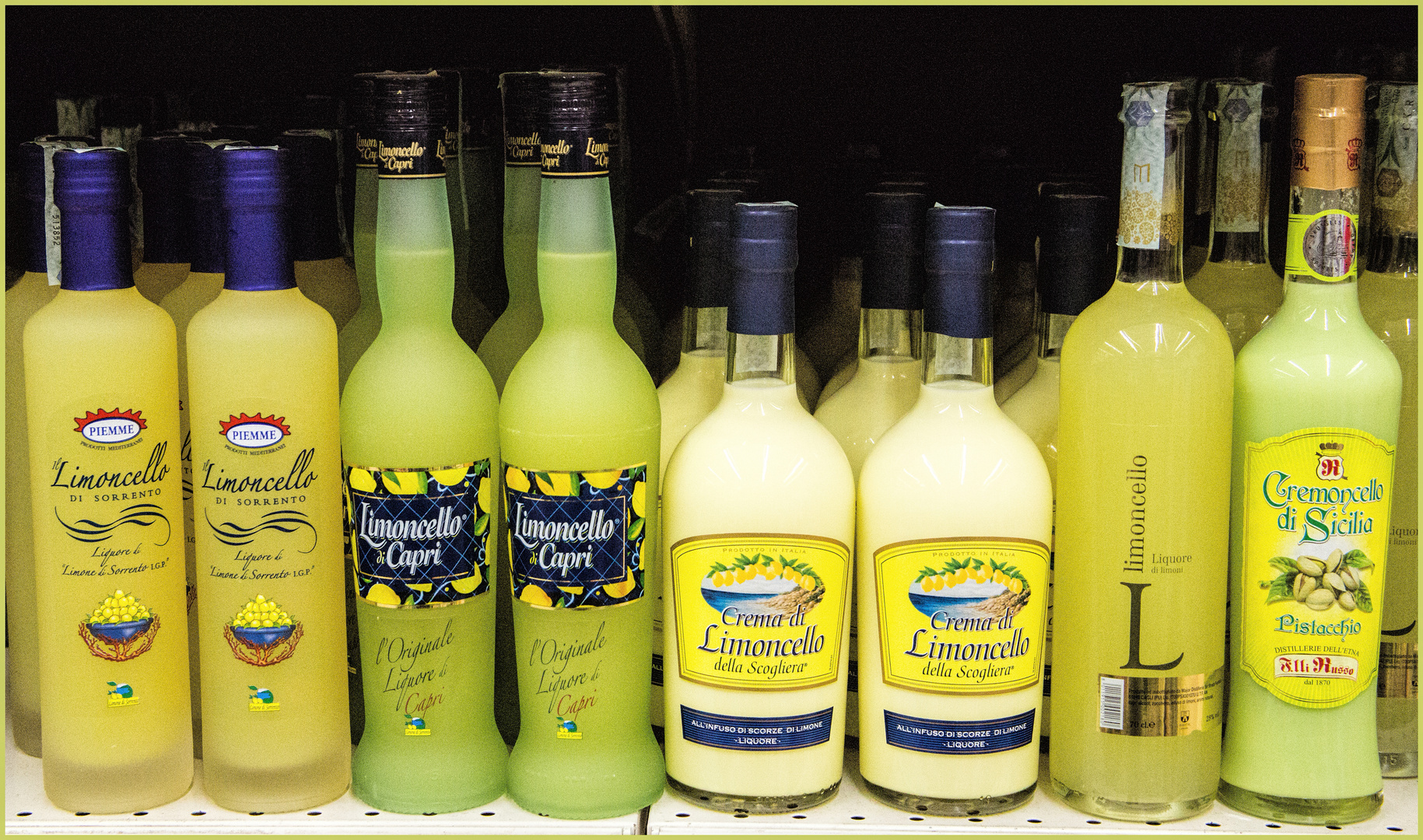 Der Limoncello - 'geht auf's Haus'...