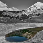 Der Limosee, er gehört zu der Gruppe der Fanesseen....