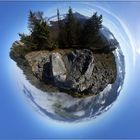 Der "little Planet" Frauenkopf