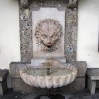 Der Löwenkopf-Brunnen ..