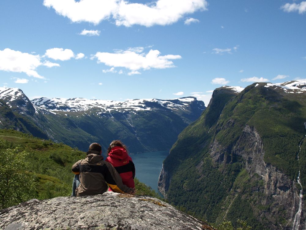 Der Lohn für den Aufstieg - Geirangerfjorden