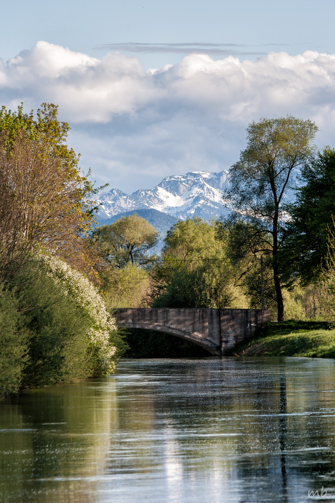 Der Loisach-Isar-Kanal bei Gelting