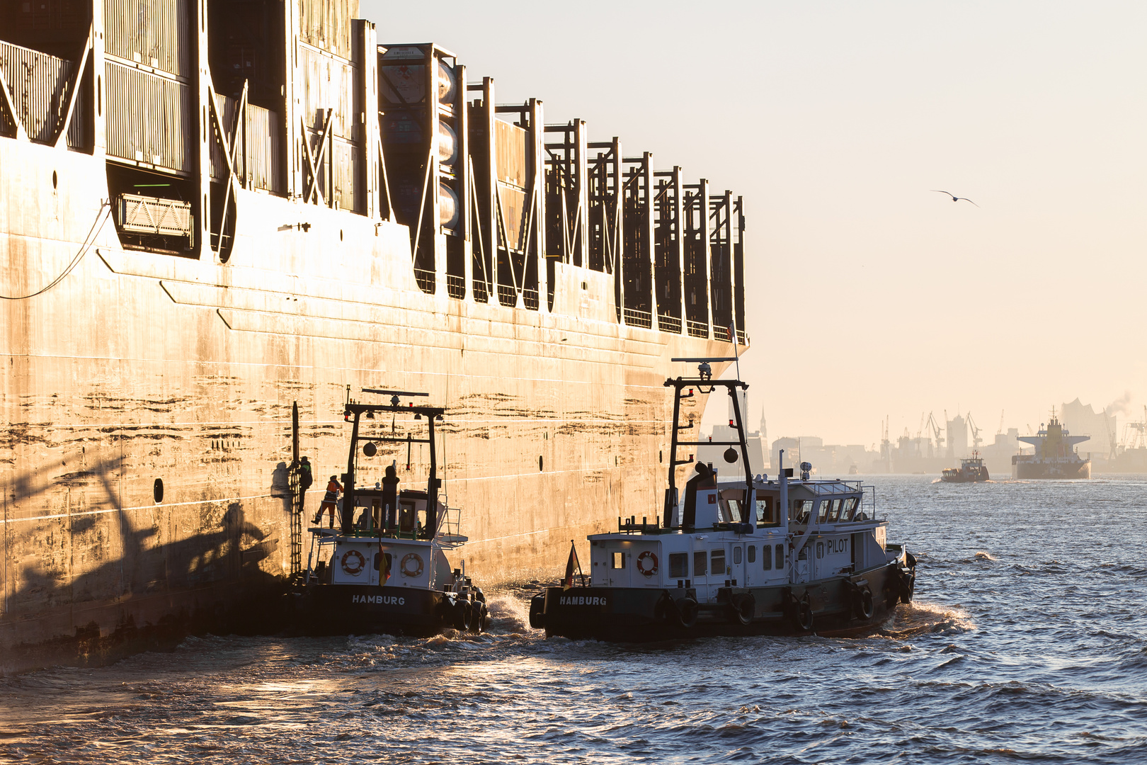 Der Lotse geht an Bord Foto & Bild schiffe und seewege, motorschiffe