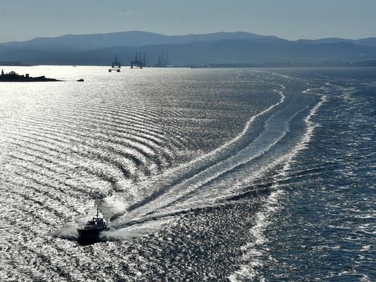 Der Lotse nähert sich ...