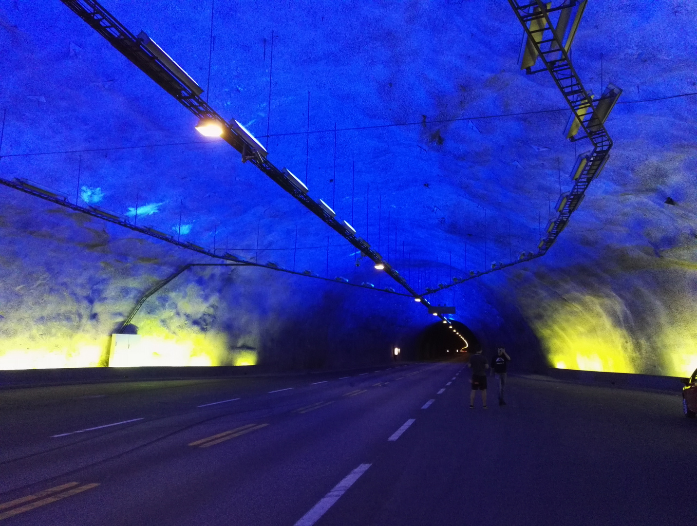 Der Lærdalstunnel in Norwegen