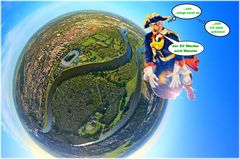 der Lügenbaron (Aerial little planet)