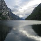 Der Lysefjord von Lysebotn aus gesehen