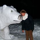 Der mächtige Eisbär zu küssen braucht man Mut ;-)