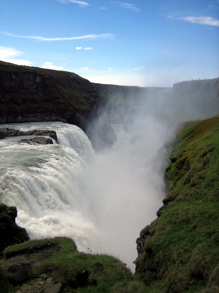 Der mächtige Gullfoss