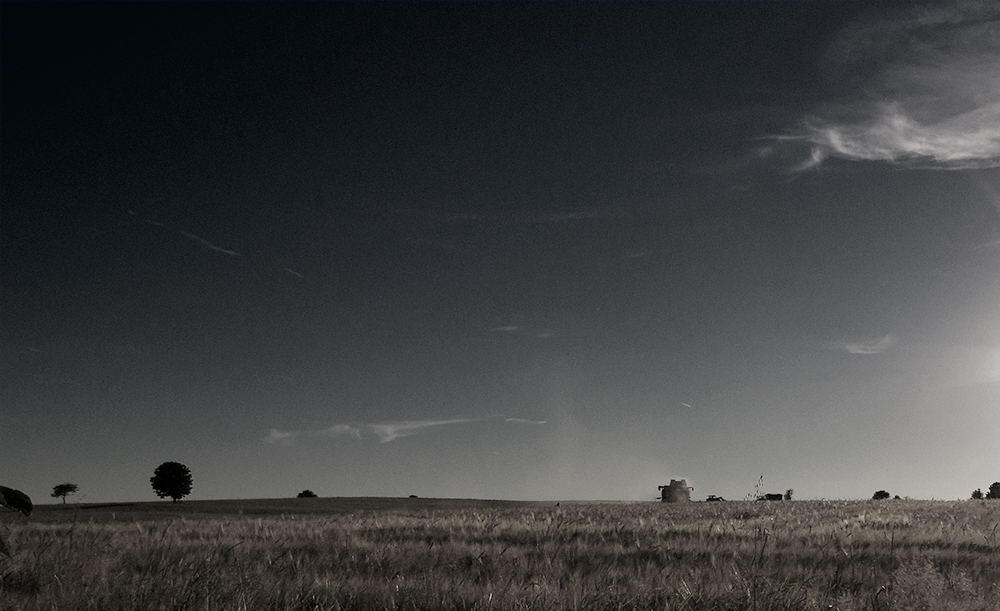 Der Mähdrescher am Horizont