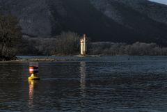 Der Mäuseturm am Abend