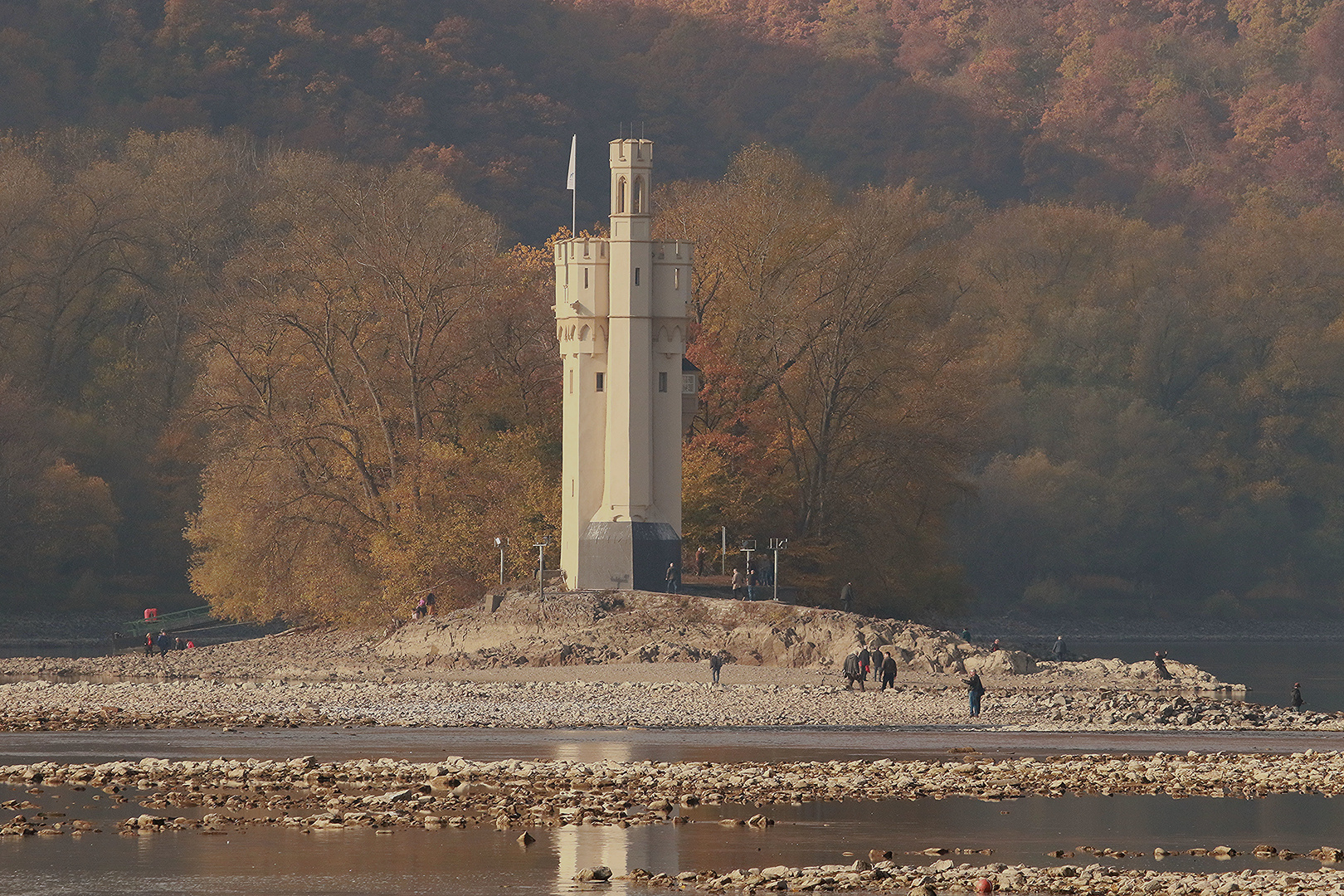 Der Mäuseturm im oder am Rhein?