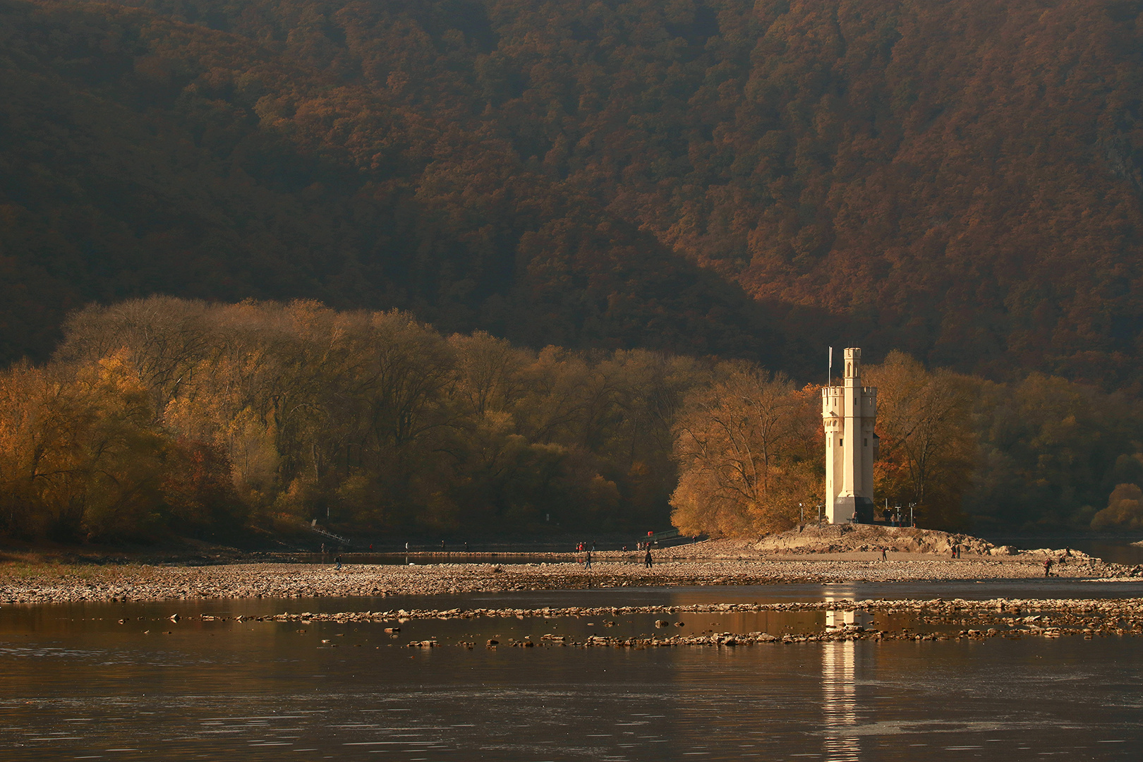 Der Mäuseturm im oder am Rhein?