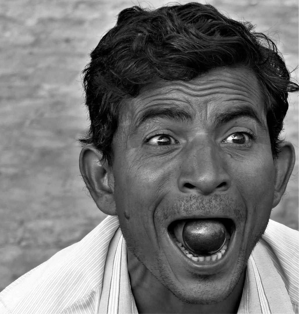 Der Magier von Jaipur. Rajasthan, Indien