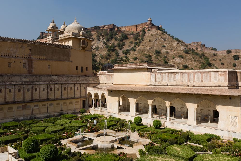 Der Mahal Garten in Amber Fort