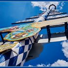 Der Maibaum auf dem Münchener Viktualienmarkt