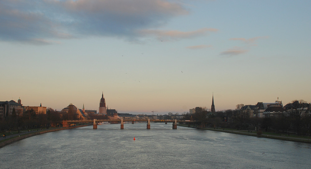 Der Main am Nachmittag # Por la tarde en el Meno