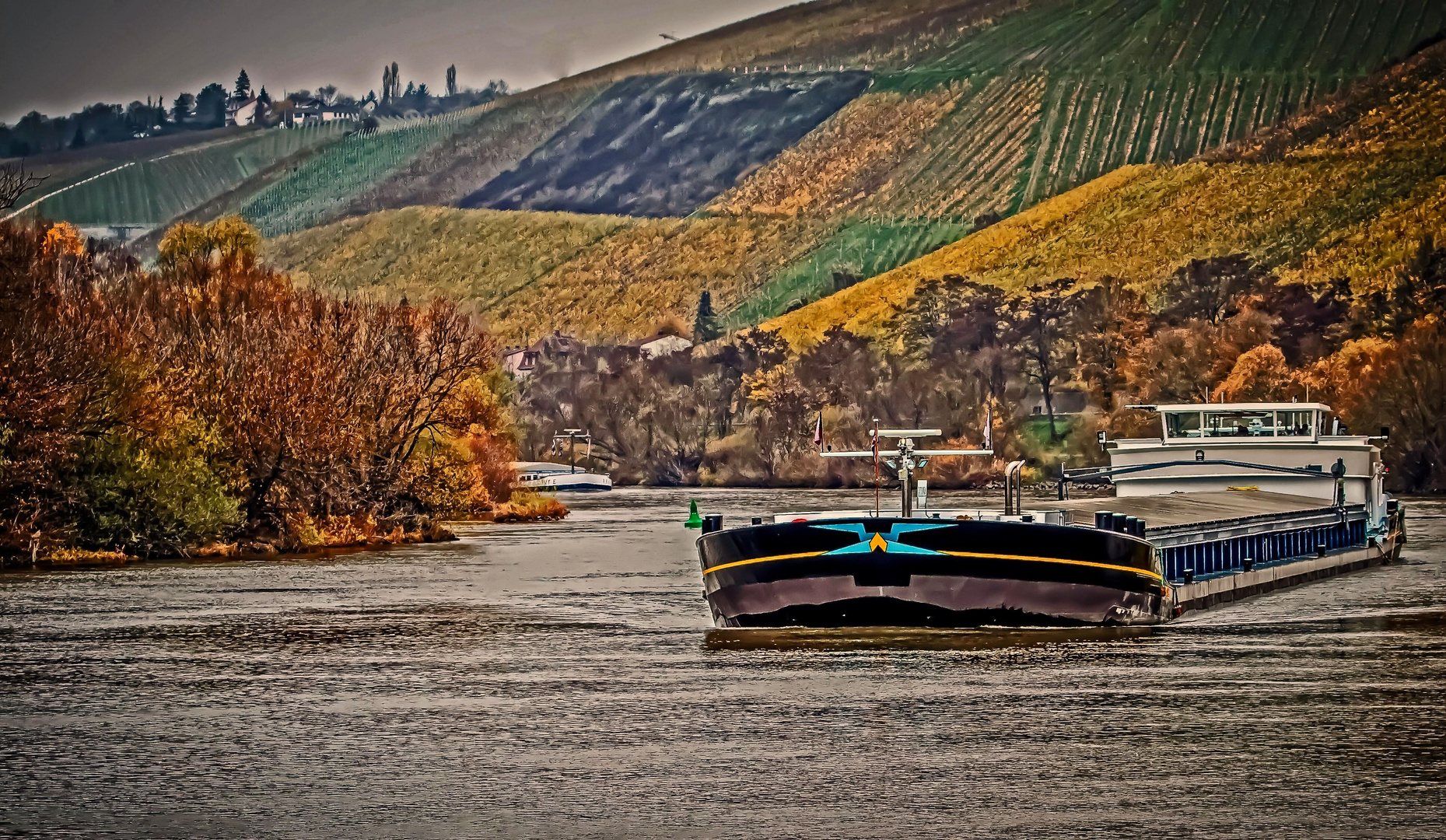 "Der Main - bei Randersacker" (ein Pseudo - HDR)