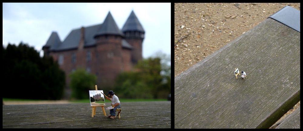 Der Maler und die Burg