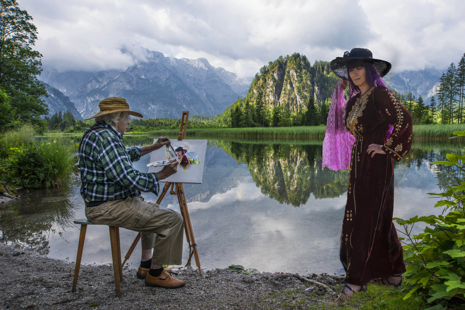 Der Maler und sein Model