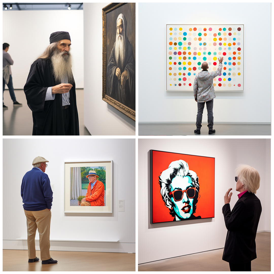 Der Maler und sein Werk Foto & Bild kigenerierte bilder, ki