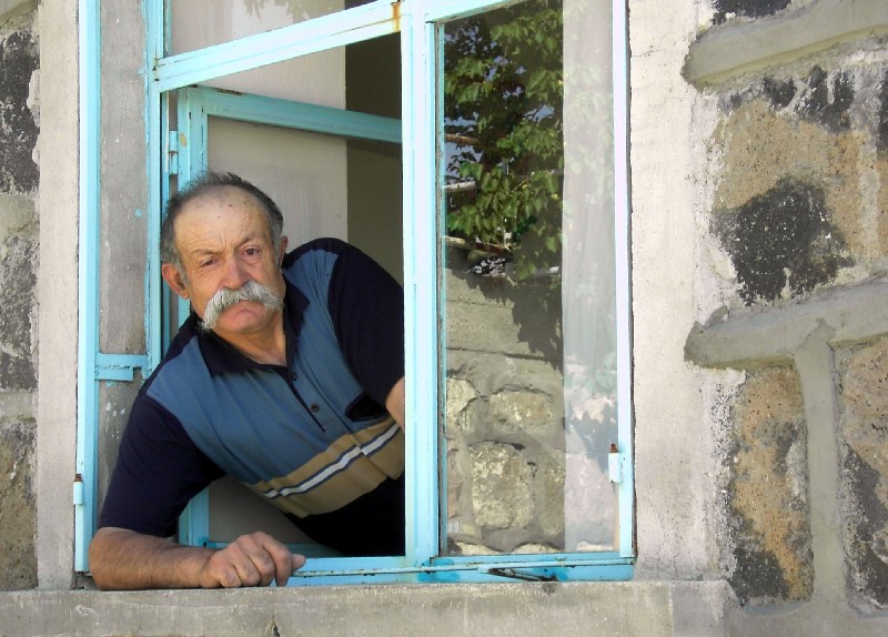 Der Mann am Fenster Foto &amp; Bild erwachsene, tr, menschen