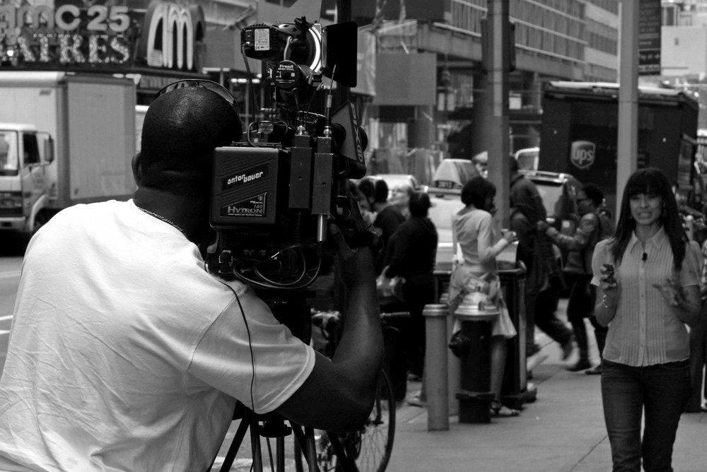 Der Mann hinter der Kamera hinter der Kamera - Streetlife in New York City